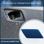 Front Right Washer Nozzle Cover Cap for Audi Q5 S-Line (2018–2020) Blue