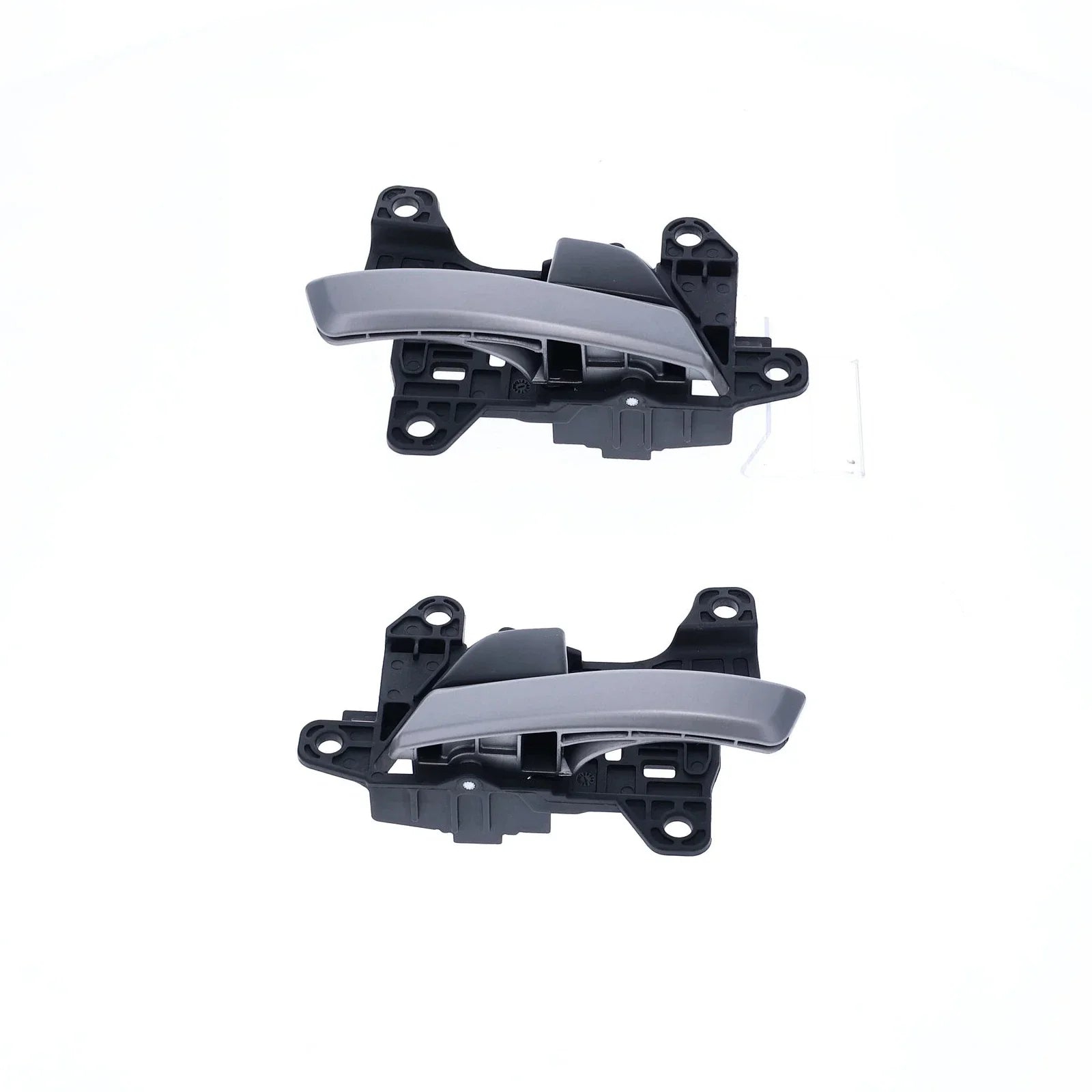 4pcs Silver Inner Door Handle, Black Base for Hyundai Elantra (2012-2016)