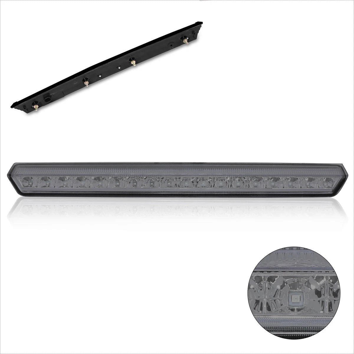 Rear Upper Tailgate Molding Protector Trim for Silverado/Sierra 1500-3500 (2014–2019)