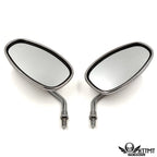 Motorcycle Racing Mirrors 10mm for Yamaha XVS400 XVS1100 XVS1300 XV1900 XV1700 (2000–2023)