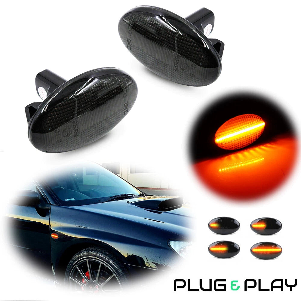 Dynamic LED Side Marker Blinker Lights for Subaru Liberty Forester Impreza