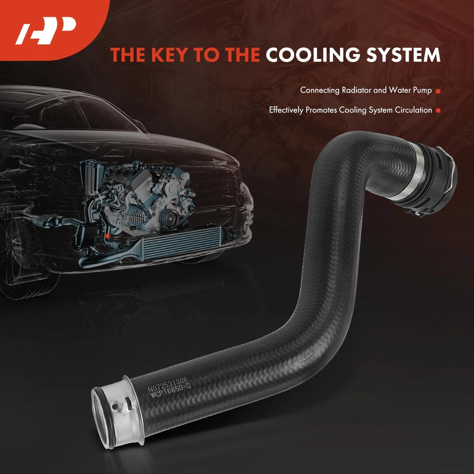 Radiator Coolant Hose for Mercedes-Benz GLE300d (2016–2017)
