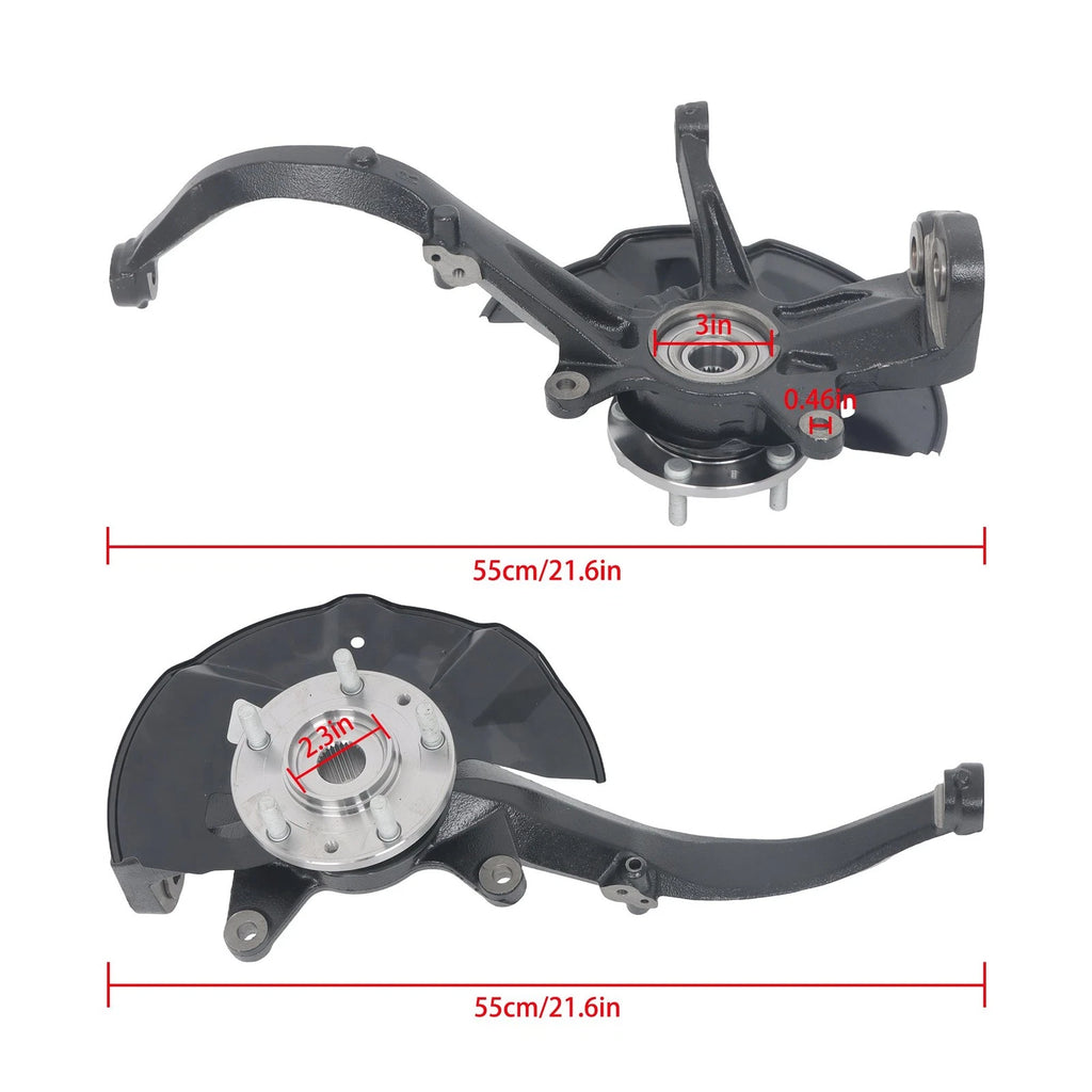 Front Steering Knuckle Wheel Hub Bearing Assembly 698408 for Ford Fusion (2006–2010)