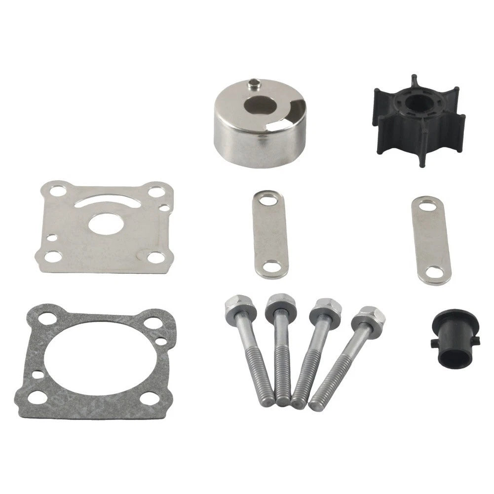 Neoprene Rubber Water Pump Impeller Kit for 6HP 8HP 2-Stroke Outboards (N/A)