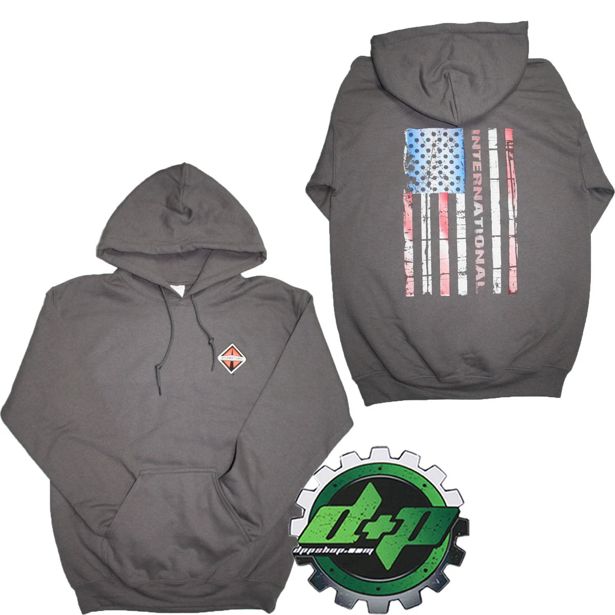 International Hoodie for Truck (Diesel, American Flag)