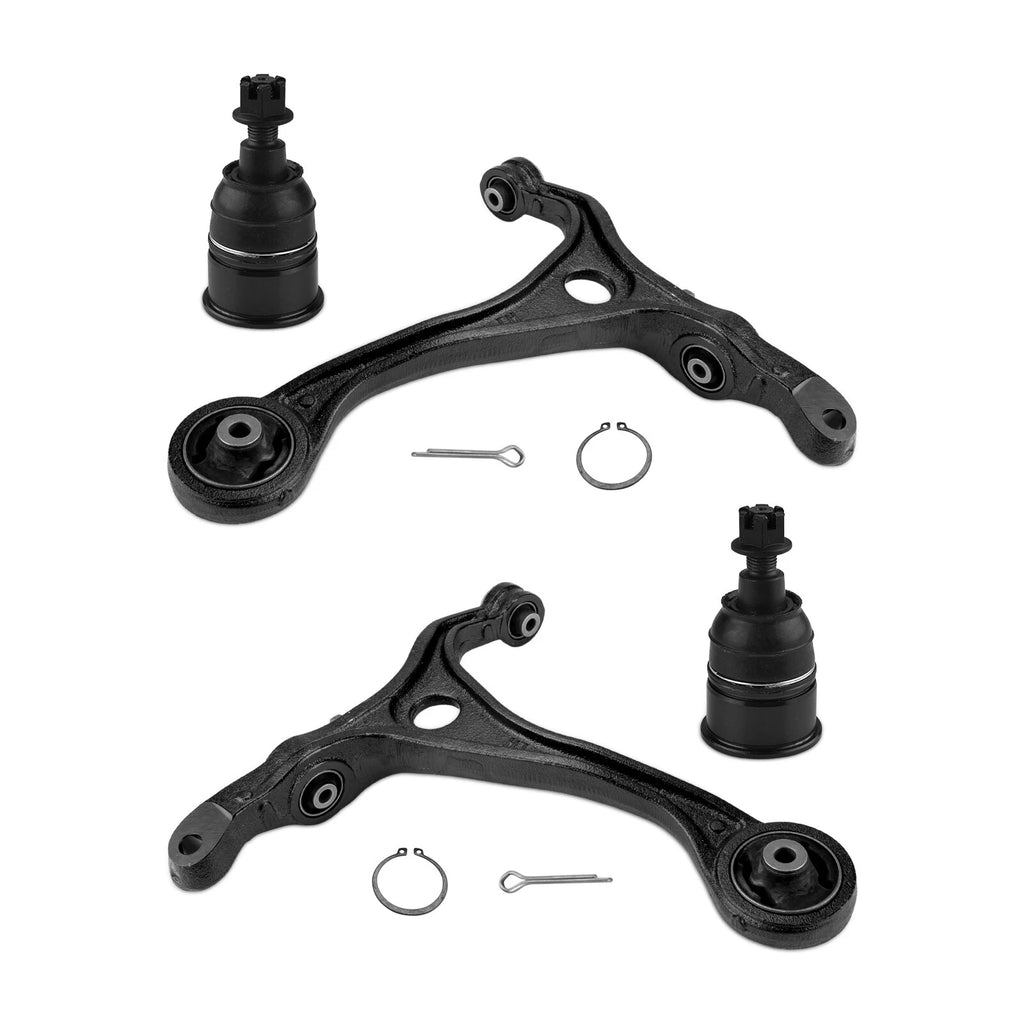 4pc Front Lower Control Arm w/ Ball Joint for Honda Accord (2003–2007) and Acura TSX (2004–2008)