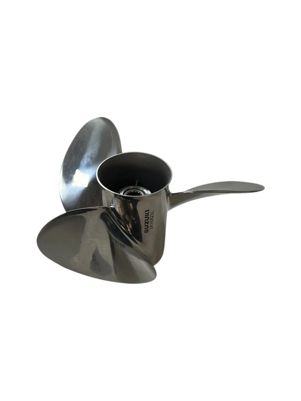 3 x 16 x 23L LH Stainless Steel Watergrip Hub Propeller for Suzuki Marine