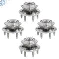 Set of 4 Wheel Hub Bearing Assemblies 513289 for Cadillac SRX (2010–2016)