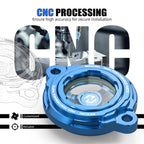 NICECNC Engine Oil Filter Transparent Cover Cap for Husqvarna FC450 (2014–2015)