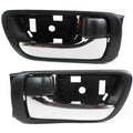 Door Handle Set for Toyota Camry (2002-2006) with Black Bezel