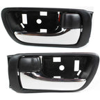 Door Handle Set for Toyota Camry (2002-2006) with Black Bezel