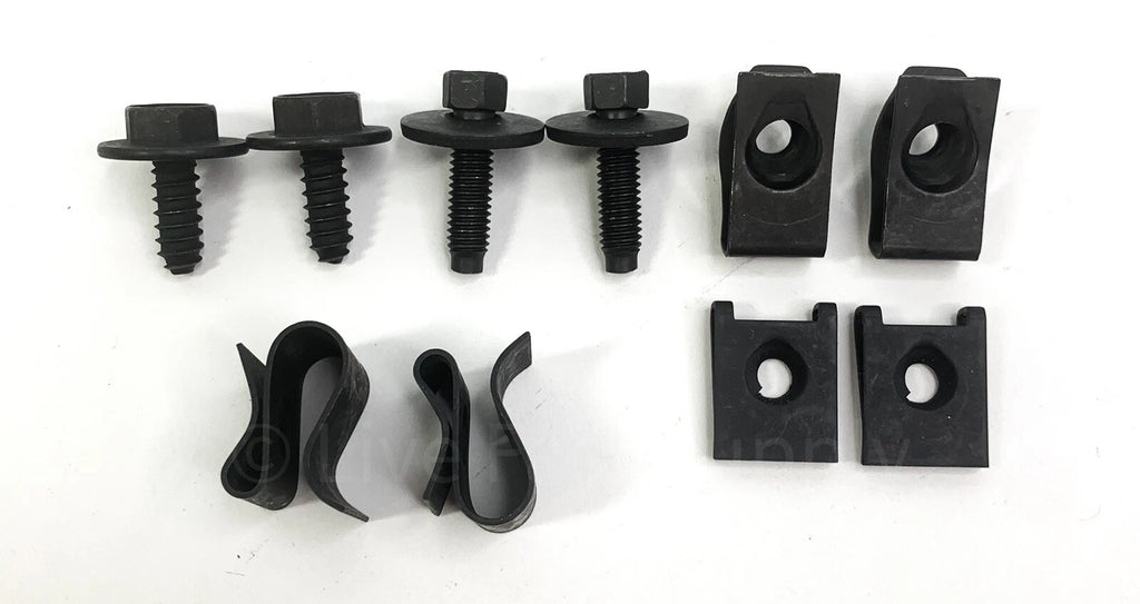 Fan Shroud Mounting Hardware Screw Clip Kit for 1986-1993 Ford Mustang 5.0L