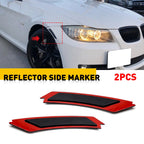 Set of 2 Dark Smoke Side Marker Lamps for BMW E90 E91 (2009–2011)