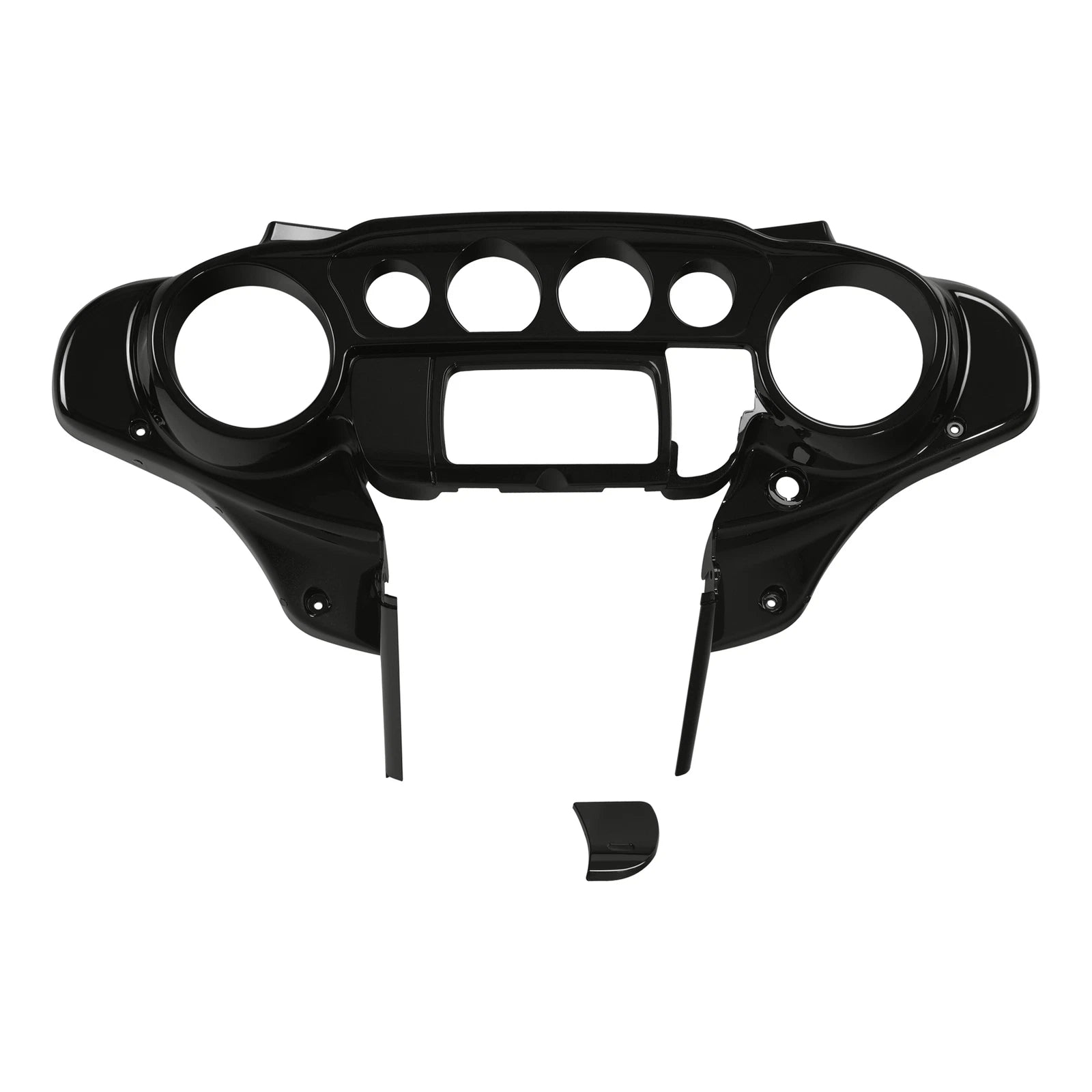 Inner Fairing Speedometer Cover for Harley Electra Glide (2014–2023) Black Quartz