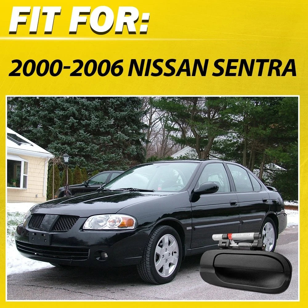RH Rear Outside Outer Door Handle for Nissan Sentra (2000–2006)