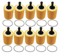 Set of 10 Oil Filters for Audi TT Quattro A3 VW Eos Golf Jetta Passat R32