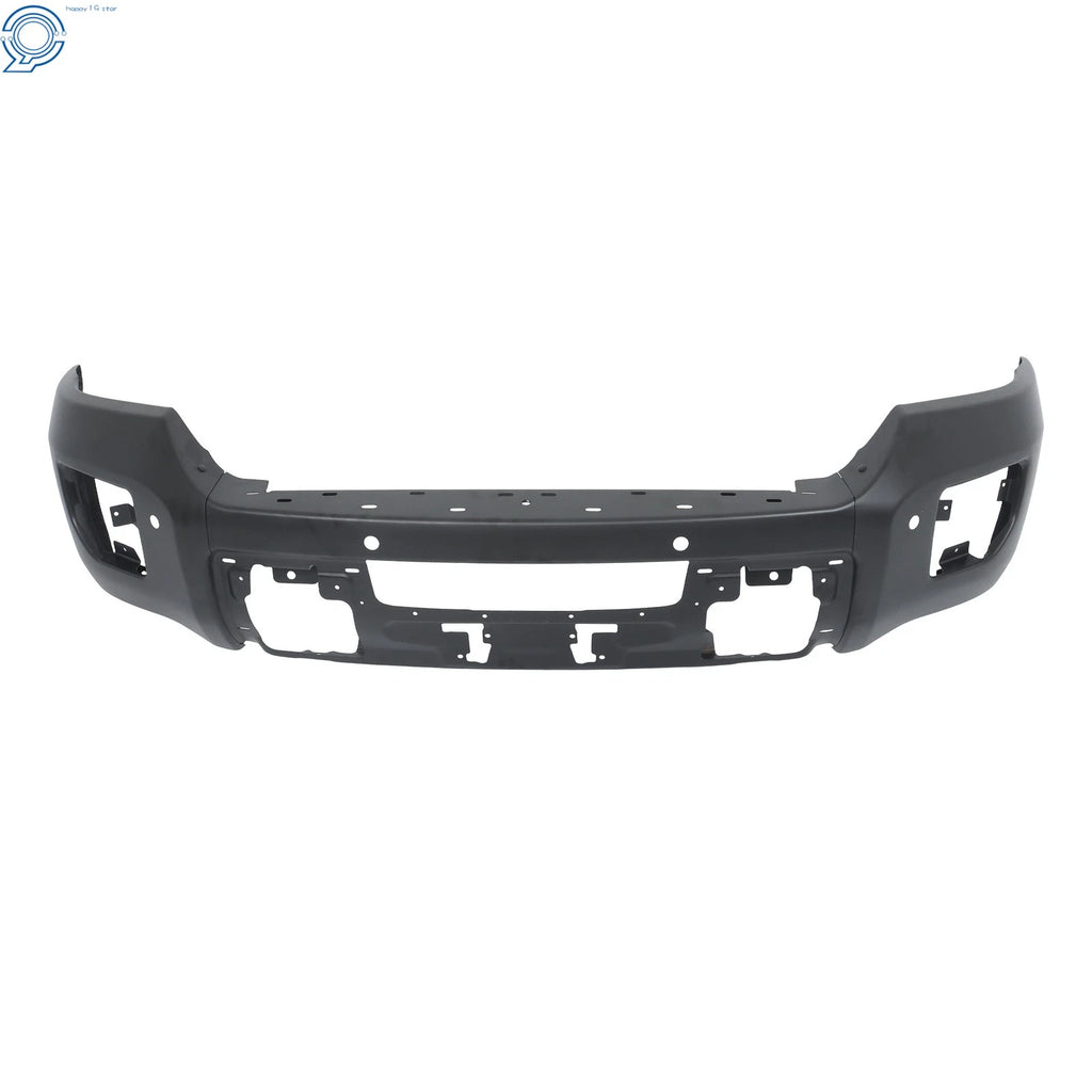 Split Black Front Bumper with Sensor Hole for GMC Sierra 2500 HD 3500 HD (2015-2019)