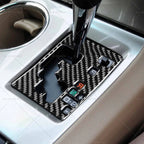 2pcs Carbon Fiber Gear Shift Console Trim for Toyota Kluger (2008–2013)