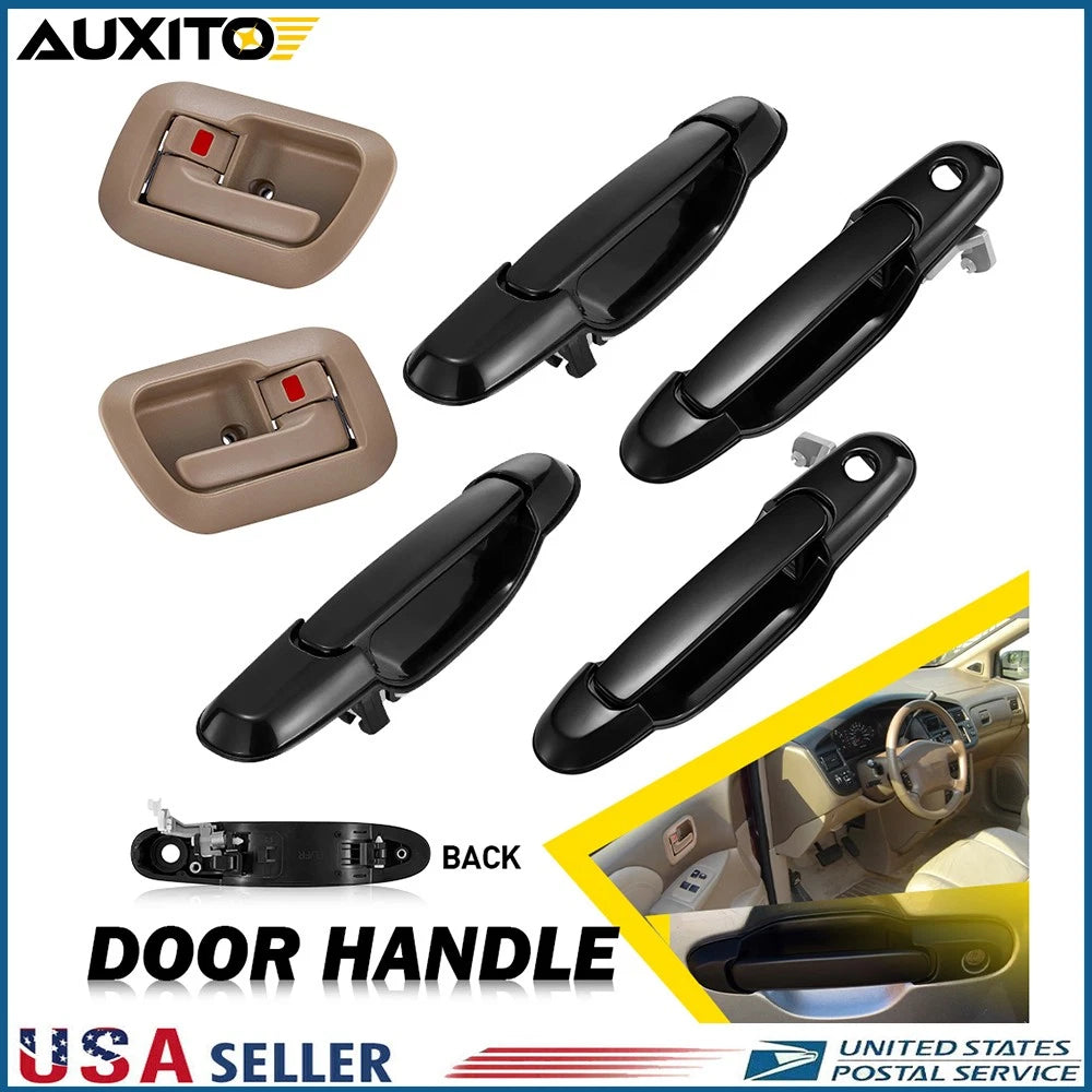 Set of 6 Door Handles for Toyota Sienna (1998–2003)