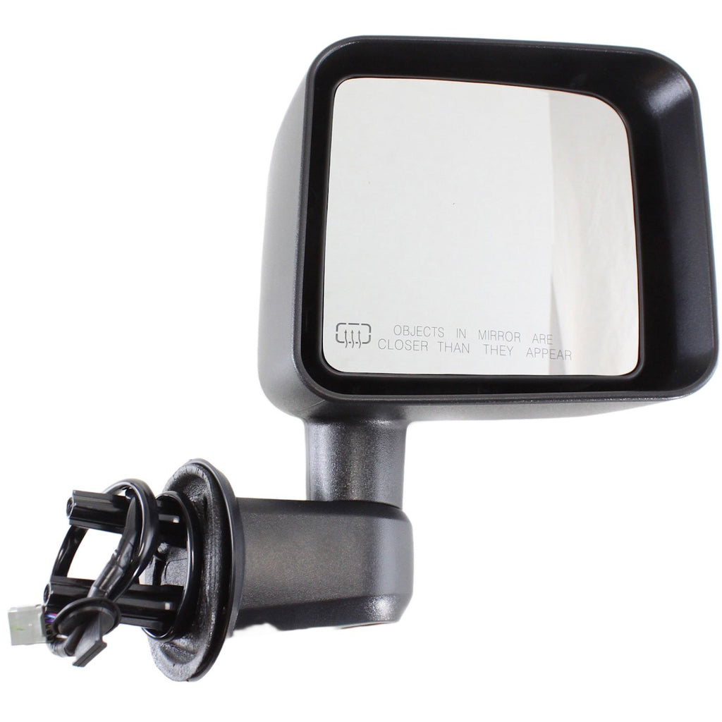 Power Mirror for Jeep Wrangler (2011–2013) Right Heated Textured Black