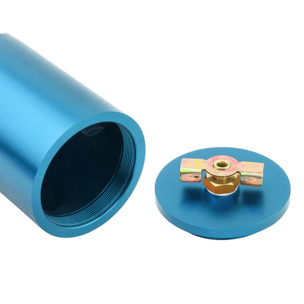Aluminum Engine Catch Reservoir Breather Tank/Can + Air Filter for