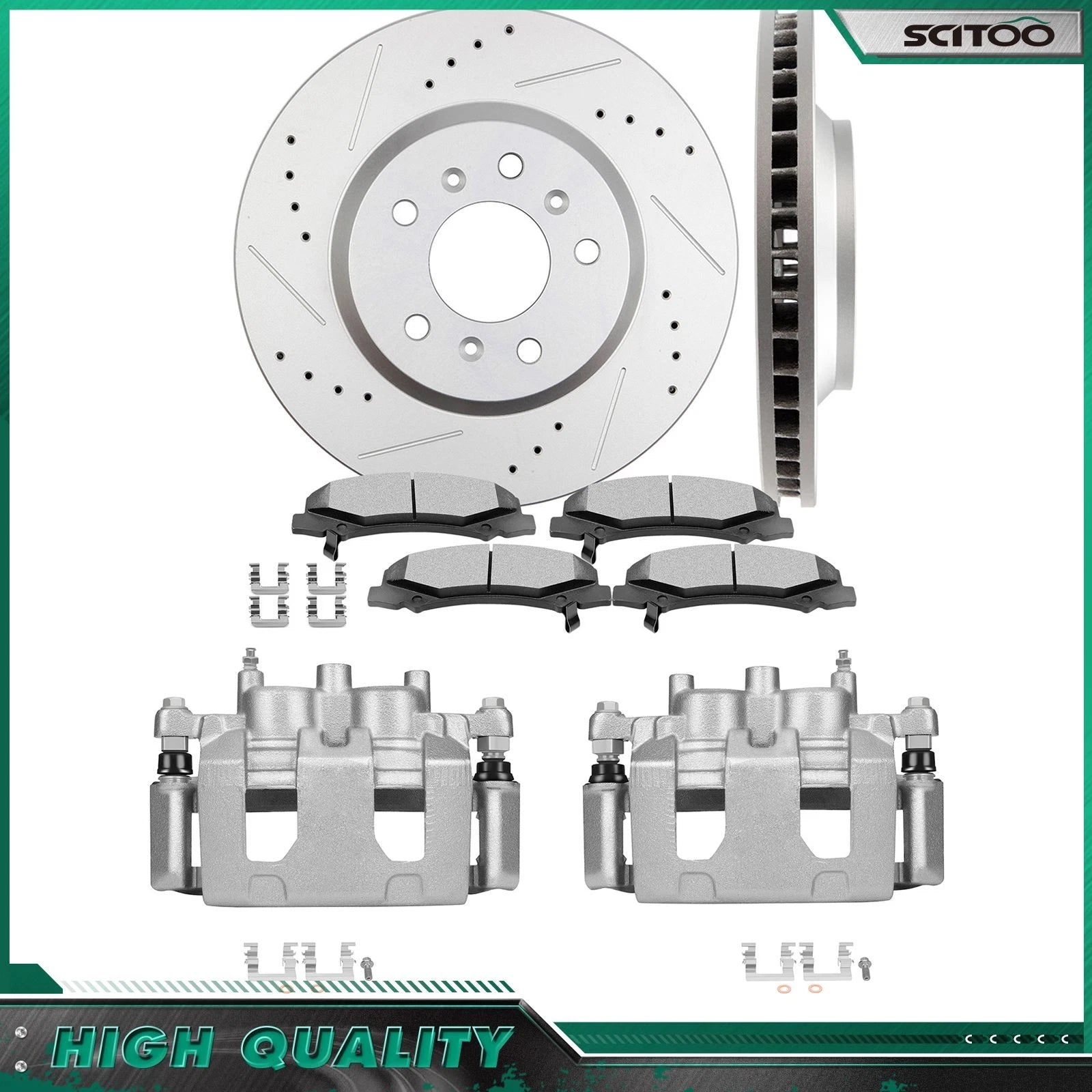 Front Brake Calipers Set for Chevrolet Impala (2006–2013)
