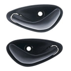 2 x Front Door Handle Inner Black for Holden Commodore (1997–2007)