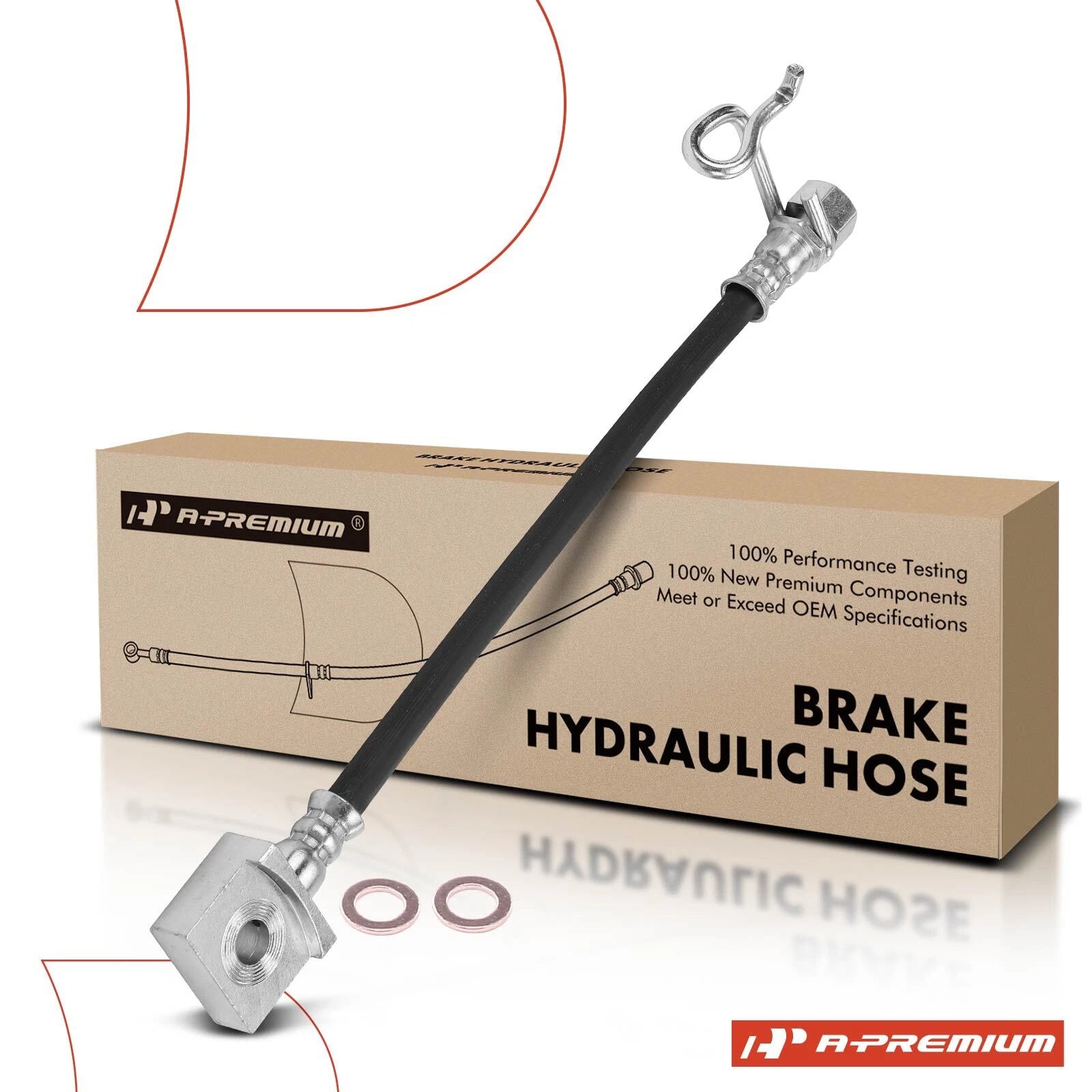 Rear Left Brake Hydraulic Hose for Ford F-450 F-550 Super Duty (2011–2016)