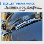 Backrest Sissy Bar 4 Point Docking Hardware Kit for Harley Davidson Touring (2014–2023)
