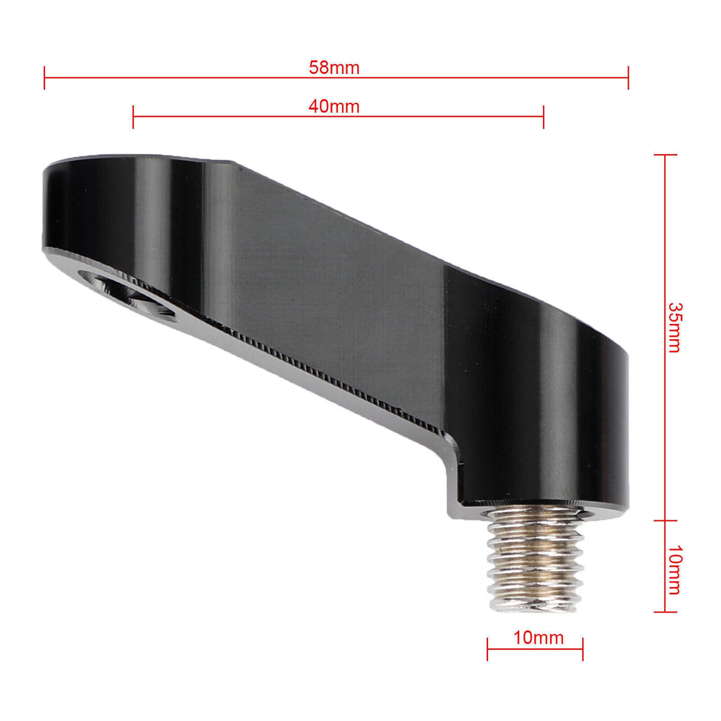 10mm x 1.5 Mirror Riser Extender Adapter for BMW F 700 750 800 850 (2013–2023)