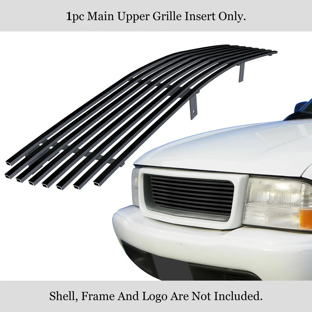 Upper Stainless Black Billet Grille for GMC Jimmy/Sonoma (1998-2003)