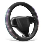 Steering Wheel Cover 14.5"-15" Universal Matte Grain Texture Diamond