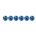 6 x Blue Titanium Alloy M5x25mm Torx Head Bolts for Bike Motor