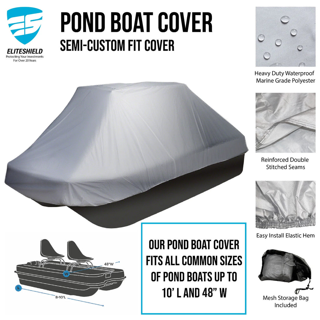 Storage Cover for Camo Molded Pond Boat (8' - 10'L, 49"W)