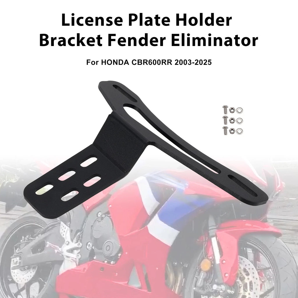 License Plate Holder Bracket Fender Eliminator for Honda CBR600RR (2003–2025)