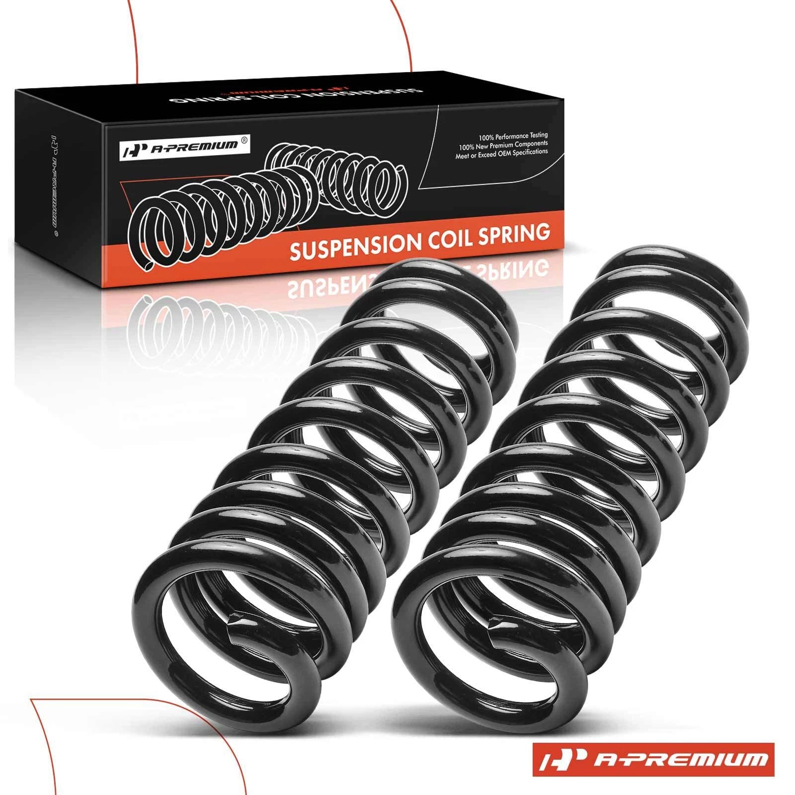 2X Front Side Coil Springs for Ford E-150 E-250 Econoline (1992–1998)