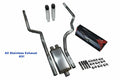 Dual Exhaust Kit for Chevy GMC 1500 (2015–2018) Slash Tip Rear Exit