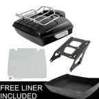 Chopped Trunk Pad Mount Rack Plate for Harley Touring Road Glide (2014–2026)