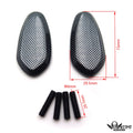 Mirror Block Off Base Plates Black for Yamaha R1 YZF-R1 (2000–2008)