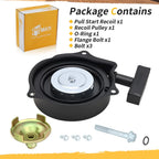 Recoil Pull Start Starter Pulley Cup for Honda Recon 250 TRX250 (1997–2020)