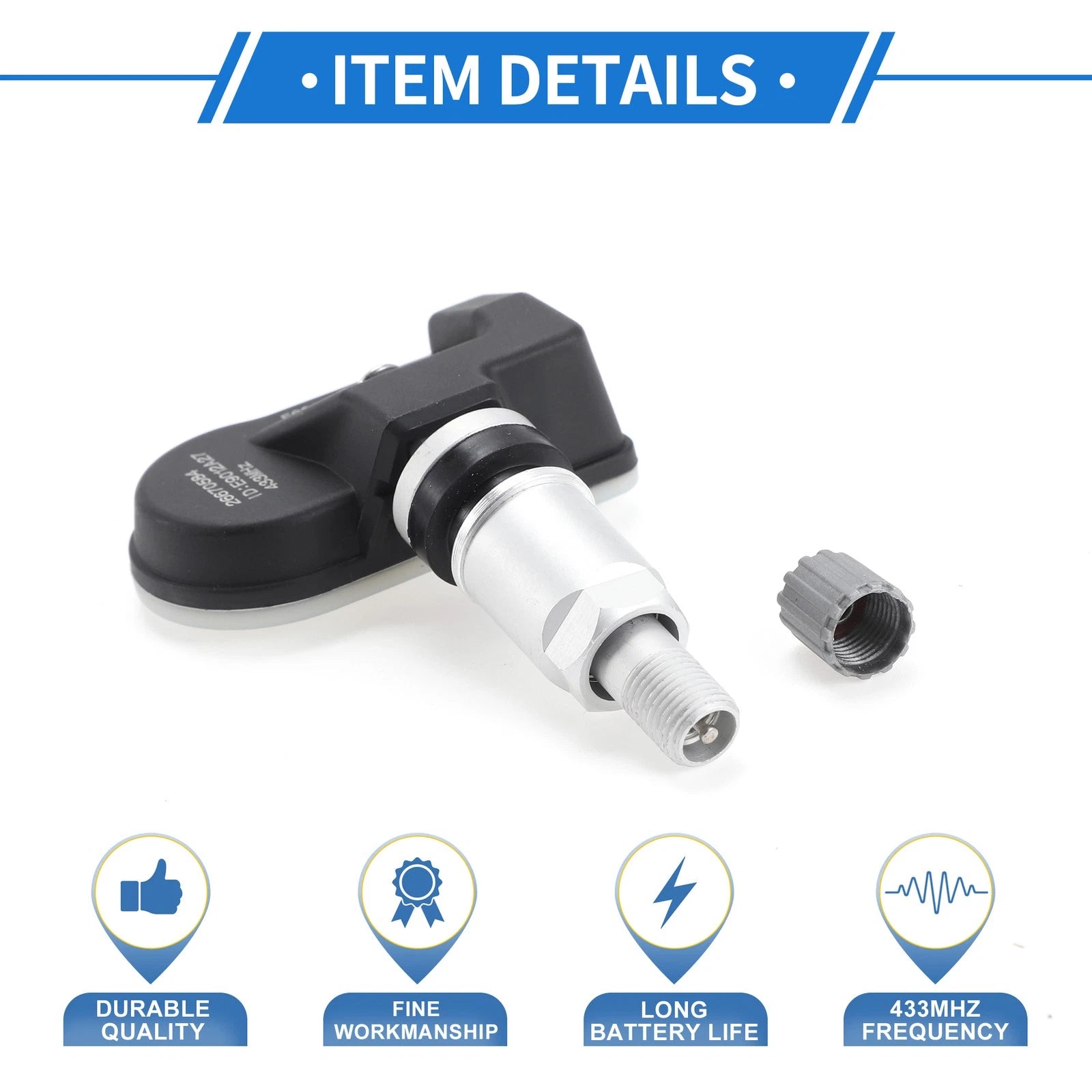 Tire Pressure Sensor for Buick GL6 GL8 (2016–2023) 433MHz