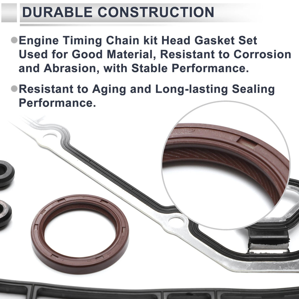 Engine Timing Cover Gasket Set TCS46041 for Chevrolet Malibu (2004–2005)