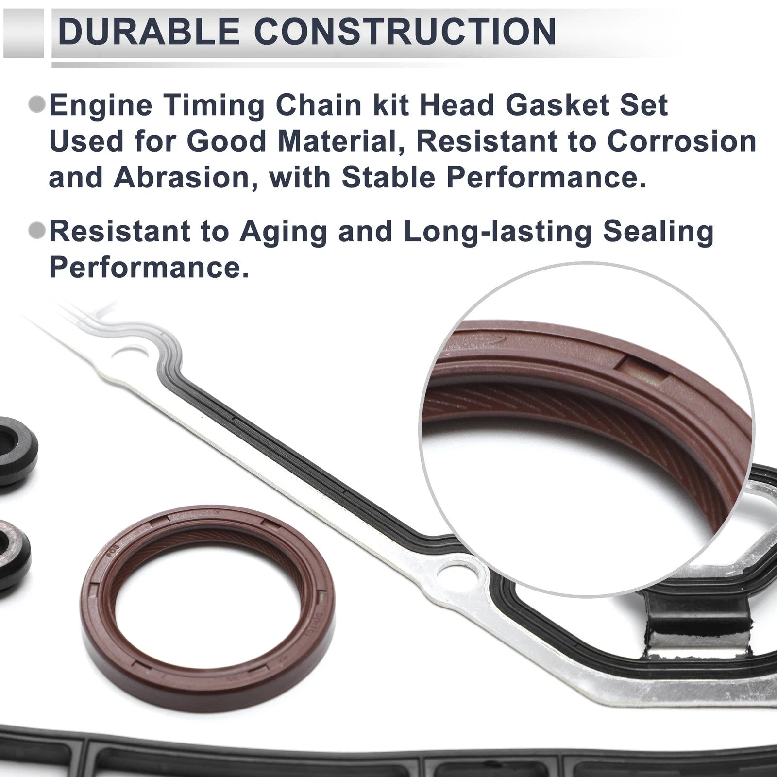 Engine Timing Cover Gasket Set TCS46041 for Chevrolet Malibu (2004–2005)