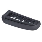 Power Window Switch Bezel for Chevy GMC (2003-2007) Black Front Left