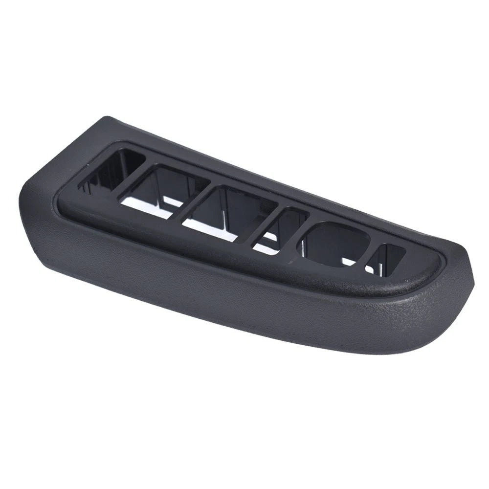 Power Window Switch Bezel for Chevy GMC (2003-2007) Black Front Left