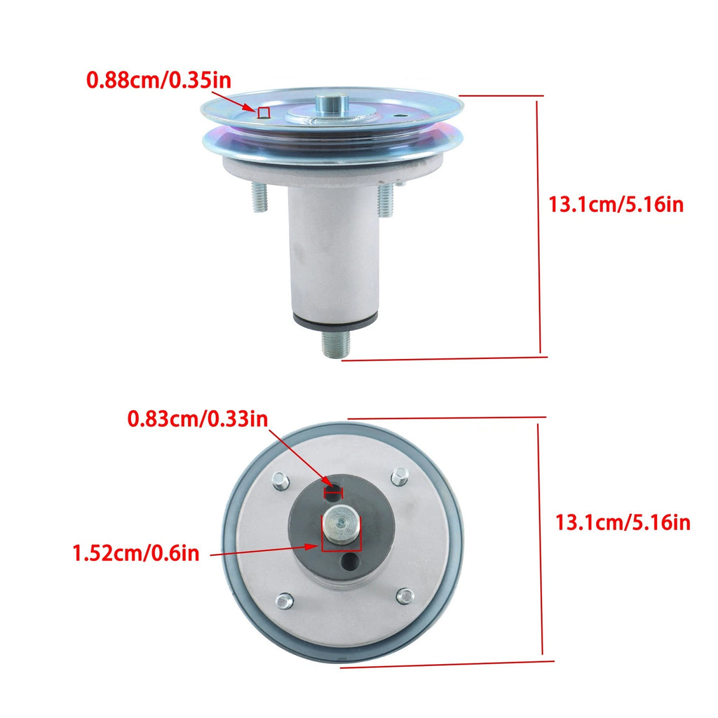 Deck Spindle Assembly with Pulley for Gravely Ariens