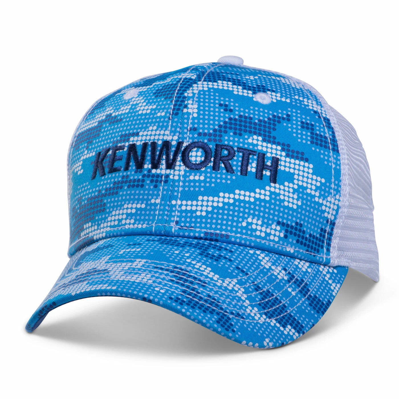 Kenworth Trucks Ocean Pixel Mesh Hat Blue/White (KW)