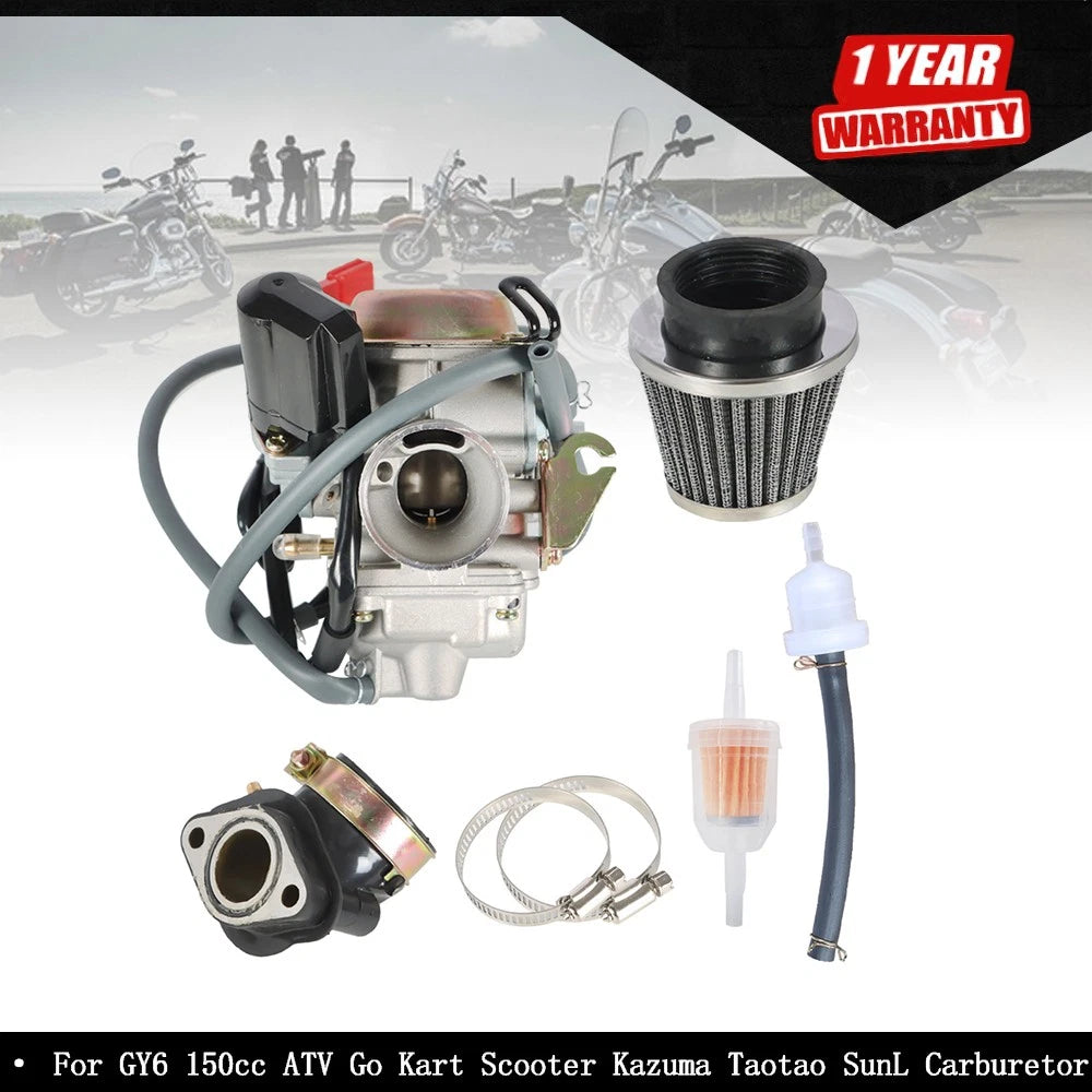 24mm Air Filter for GY6 150cc ATV Go Kart Scooter