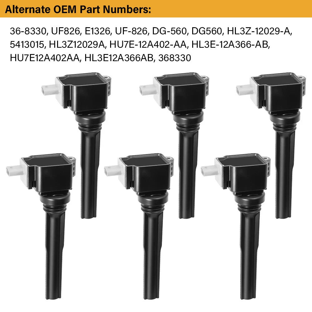 Ignition Coils & Iridium Spark Plugs for Ford F150 V6 3.5L Turbo (2017–2019)
