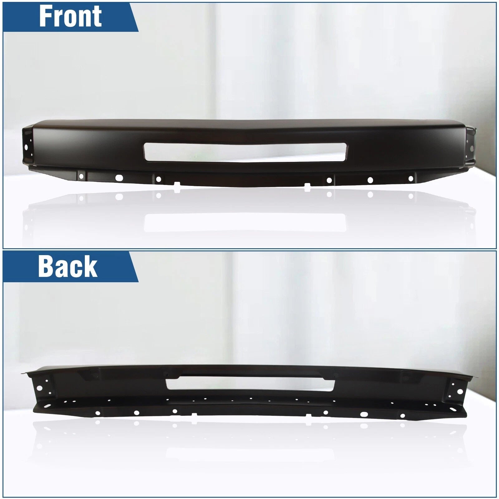 Primered Steel Front Bumper for Chevrolet Silverado (2007–2013)